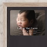 "Heart" - Birth Announcements in Blush by Pixel and Hank - Front
