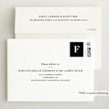 "Simply Bold" - Birth Announcements in Ink by Chryssi Tsoupanarias - FREE Recipient Addressing