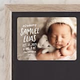 "All write" - Birth Announcements in Cloud by Lea Delaveris - Front