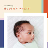 "Punchy" - Birth Announcements in Party by Pixel and Hank - Detail