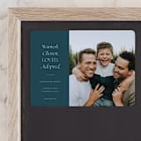 "Favorite Things" - Birth Announcements in Jade by That Girl Press - Front