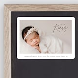 "Corner Hello" - Birth Announcements in Midnight by Jackie Crawford - Front