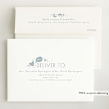 "Quirky Hello" - Birth Announcements in Powder Blue by Alethea and Ruth - FREE Recipient Addressing