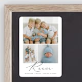"Script Look" - Birth Announcements in Ink by Carolyn MacLaren - Front