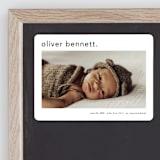 "Simple name" - Birth Announcements in Cotton by Stacey Meacham - Front