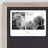 "Effortless" - Birth Announcements in Sky by Emily Sabol Goss - Front