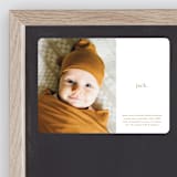 "call me jack" - Birth Announcements in Flax by Faith Dorn - Front