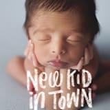 "New Kid" - Birth Announcements in Chalk by Amy Payne - Detail