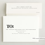 "Ampersand Duo" - Birth Announcements in Ivory by Alethea and Ruth - FREE Recipient Addressing