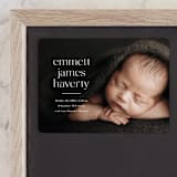 "Details" - Birth Announcements in Cloud by Susan Asbill - Front