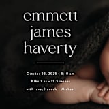 "Details" - Birth Announcements in Cloud by Susan Asbill - Detail