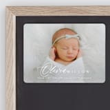 "Serenity" - Birth Announcements in Cloud by Everett Paper Goods - Front