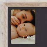 "Ollie" - Birth Announcements in Cotton by Kristie Kern - Front
