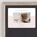 "Cherished" - Birth Announcements in Peony by Kasia Labocki - Front