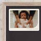 "Simple Photo" - Birth Announcements in Almond by Brianne Larsen - Front