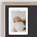 "The Chic Side" - Birth Announcements in Ink by Carolyn MacLaren - Front