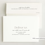 "Perfection" - Birth Announcements in Snow by Pixel and Hank - FREE Recipient Addressing