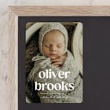 "The simplest" - Birth Announcements in Salt by Lea Delaveris - Front