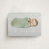 "Sweet Love" - Birth Announcements in Sugar by Juneau Designs - Front