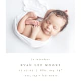 "Over the Moon" - Birth Announcements in Fawn by AK Graphics - Detail