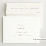 "Over the Moon" - Birth Announcements in Fawn by AK Graphics - FREE Recipient Addressing