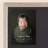 "Heart" - Birth Announcements in Blush by Pixel and Hank - Front