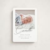 "the script" - Birth Announcements in Ebony by Benita Crandall - Front