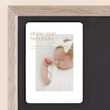 "eloise" - Birth Announcements in Peach by Ellen Schlegelmilch - Front