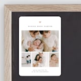 "Our whole heart" - Birth Announcements in Rose by Stacey Meacham - Front