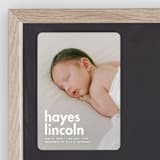 "Hayes" - Birth Announcements in Cloud by Ellen Schlegelmilch - Front