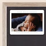 "Simple name" - Birth Announcements in Cobalt by Stacey Meacham - Front