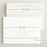 "Gift" - Birth Announcements in Mint by Erin L. Wilson - FREE Recipient Addressing