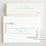 "Wavy Pastel Frame" - Birth Announcements in Cream by Baumbirdy - FREE Recipient Addressing