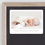 "Menil" - Birth Announcements in Fawn by Megan Davis - Front