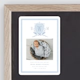 "Crest" - Birth Announcements in Sky by Corinne Malesic - Front