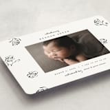 "The Flora" - Birth Announcements in Lily of the Valley by Pixel and Hank - Detail