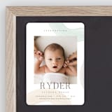 "Shapes and Colors" - Birth Announcements in Wanderlust by Pixel and Hank - Front