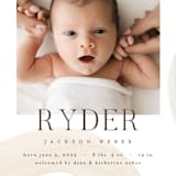 "Shapes and Colors" - Birth Announcements in Wanderlust by Pixel and Hank - Detail