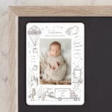 "Special Delivery" - Birth Announcements in Slate by Morgan Ramberg - Front