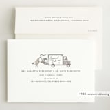 "Special Delivery" - Birth Announcements in Slate by Morgan Ramberg - FREE Recipient Addressing