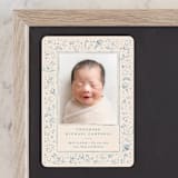 "Iconic bebe" - Birth Announcements in Bluebird by Creo Study - Front