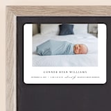 "Dreamer" - Birth Announcements in Onyx by Pixel and Hank - Front
