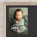 "All write" - Birth Announcements in Cloud by Lea Delaveris - Front