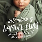 "All write" - Birth Announcements in Cloud by Lea Delaveris - Detail