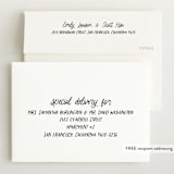 "All write" - Birth Announcements in Cloud by Lea Delaveris - FREE Recipient Addressing