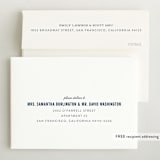 "Statement" - Birth Announcements in Marine by Sara Hicks Malone - FREE Recipient Addressing