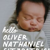 "casual hello" - Birth Announcements in Snow by Angela Marzuki - Detail