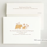 "Baby Bear" - Birth Announcements in Cream by Morgan Ramberg - FREE Recipient Addressing