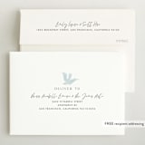 "Baby Garden" - Birth Announcements in Sky by Eve Schultz - FREE Recipient Addressing