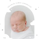 "Floating clouds" - Birth Announcements in Raincloud by letterfix - Detail